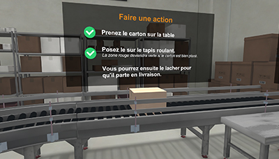 Vue action formation